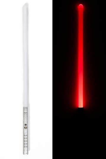 KIMU® Luxe Lightsaber Professioneel 78 cm Metalen Handvat Zi, Ophalen of Verzenden, Nieuw, Feestartikel, Carnaval