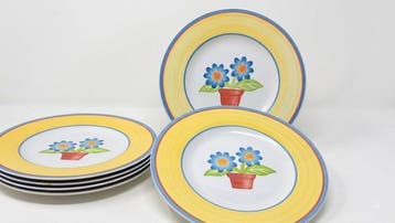 Villeroy & Boch - Bord (6) - Twist Dora - Fine Vilbo China -