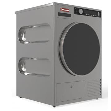 Professionele  wasdroger RVS met afvoer | 8 kg  | 1.1 kW..., Verzenden