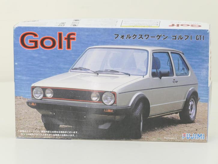 Schaal 1:24 Fujimi 126098 VW Golf GTI bouwpakket #8165, Hobby en Vrije tijd, Modelauto's | 1:24, Zo goed als nieuw, Ophalen of Verzenden