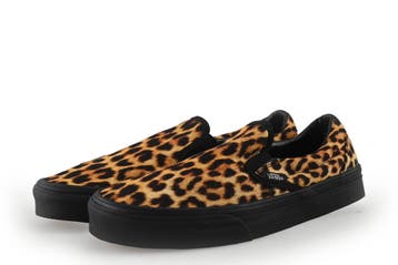 Vans Instappers in maat 37 Panter, Overige kleuren, Verzenden, Instappers, Zo goed als nieuw
