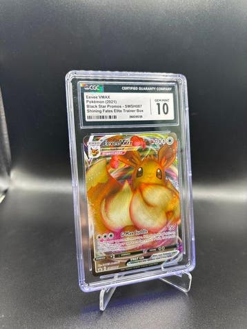 Pokémon - 1 Graded card - Eevee VMAX SWSH087 Promo card -, Nieuw
