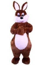 Pluche Mascotte Haas Pak met buikje, Verzenden, Nieuw