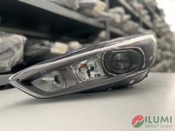 FORD FOCUS MK3 KOPLAMP LIFT XENON LINKS F1EB-13006CF, Auto-onderdelen, Verlichting, Verzenden, Gebruikt, Ford