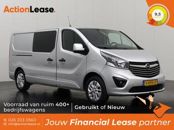 Opel Vivaro Dubbel cabine L2 H1 2018 Diesel Handgeschakeld, Vivaro, Zwart, Nieuw, Dealer onderhouden