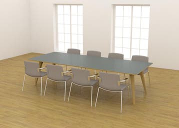 Cube Design Spider tafel, 160-300x100cm, houten onderstel, Overige plaatsen, Ophalen of Verzenden, Nieuw in verpakking, Stoel