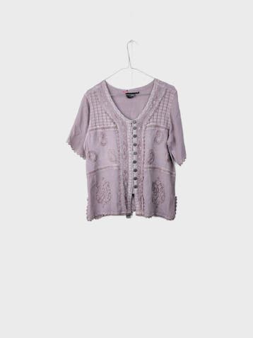 ETHNI Blouses Dames maat M Lilac Vintage, Ophalen of Verzenden, Nieuw