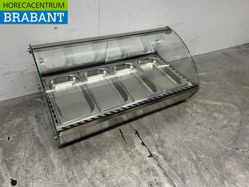 RVS Saro Warmhoudvitrine 46 liter 230V Horeca, Ophalen of Verzenden, Nieuw zonder verpakking