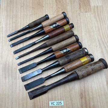 Japanse timmermans gereedschapsset YC225 beitels –