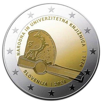 Slovenië 2 Euro Bibliotheek 2024, Verzenden