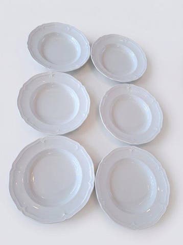 Villeroy & Boch - Bord (6) - MANOIR - Porselein - 6 diepe