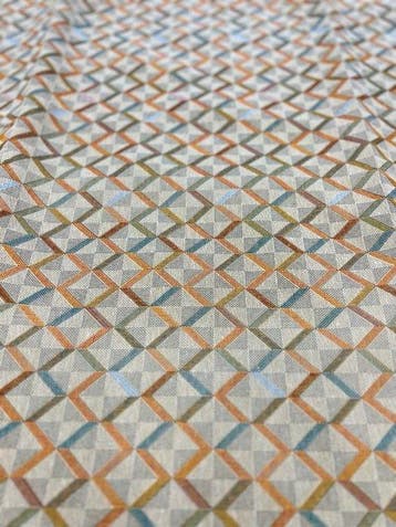 Gobelin jacquardweefsel met ruitmotief in Art Deco-stijl -, Antiek en Kunst