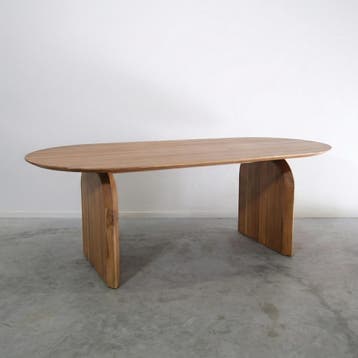Mysa Eettafel – Massief Teak – 25% Actie, Teakhout, Nieuw, Vijf personen of meer, 150 tot 200 cm
