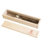 Robert Herder Etui van Berkenhout, Wit Geolied met 2 Sleu..., Ophalen of Verzenden, Nieuw, Hout, Los bestek