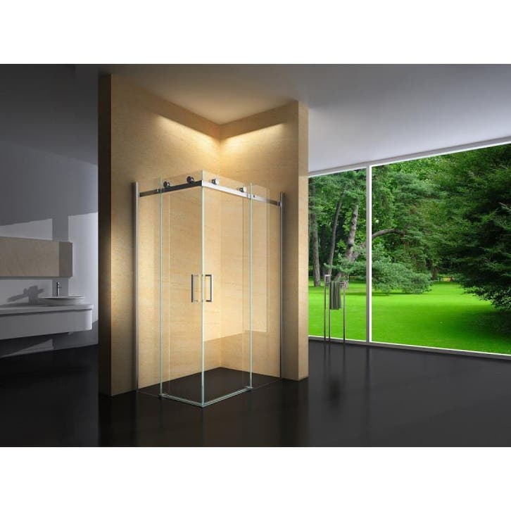 Douchecabine 120X100 Vierkant Vivo- Helder Glas - Links, Doe-het-zelf en Verbouw, Sanitair, Nieuw, Ophalen of Verzenden