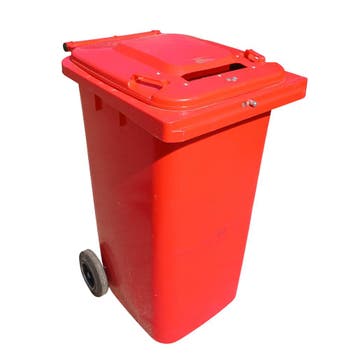 240 liter container/kliko, gebruikt  (Rood), Ophalen of Verzenden, Gebruikt