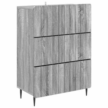 vidaXL Ladenkast Grijs sonoma 66 x 34,5 x 92 cm Bewerkt hout, Verzenden, Nieuw