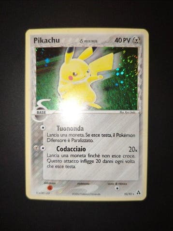 Pokémon - 1 Card - Pikachu 93/92 Holo - EX - EX Legend Maker, Nieuw