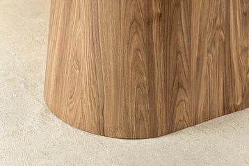 Ovale eettafel UNIQUE 200cm Grijsbruin Keramiek Walnoot, Huis en Inrichting, Tafels | Eettafels, Ophalen of Verzenden, Nieuw