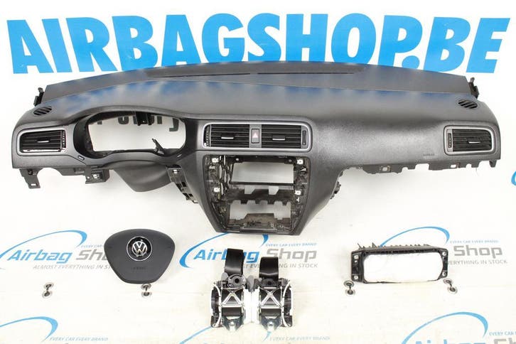 AIRBAG SET – DASHBOARD ZWART VOLKSWAGEN JETTA (2011-HEDEN), Auto-onderdelen, Dashboard en Schakelaars, Gebruikt, Volkswagen