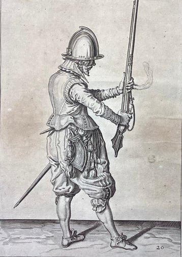 Jacques De Gheyn II (1565-1629) - Soldato con fucile
