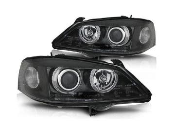 Angel Eyes koplamp units Black geschikt voor Opel Astra G, Auto-onderdelen, Verlichting, Verzenden, Nieuw, Opel