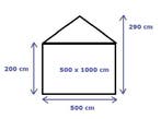 Opslagtent Premium PVC 5x10 mtr in Wit (5x10 meter), Tuin en Terras, Verzenden, Nieuw