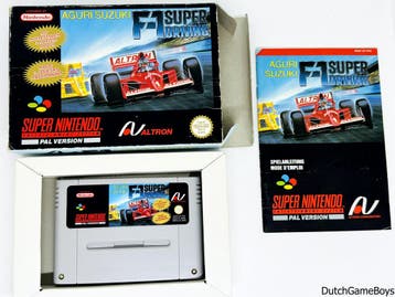 Super Nintendo / Snes - Aguri Suzuki - F-1 Super Driving - F, Verzenden, Gebruikt
