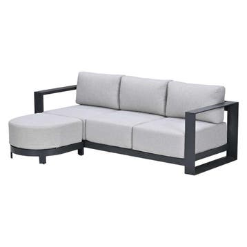 Garden Impressions Malakka loungebank chaise longue - donker, Tuin en Terras, Verzenden, Nieuw