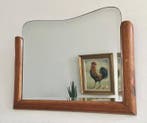 Spiegel - Mooie Art Deco spiegel met houten frame