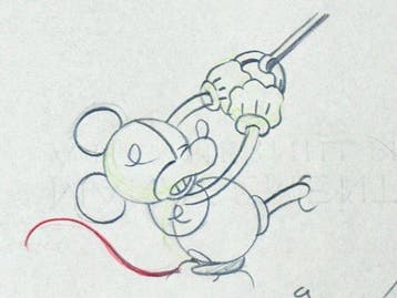 Walt Disney - Mickey Mouse-productie tekening (1935) -, Nieuw