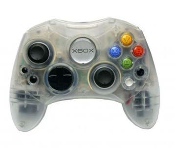 Microsoft Xbox Classic S Controller Crystal + Breakaway K..., Spelcomputers en Games, Spelcomputers | Xbox Original, Ophalen of Verzenden