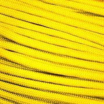 Rol 100 meter - Glossy Yellow Paracord 550 - #18, Ophalen of Verzenden, Nieuw, Draad