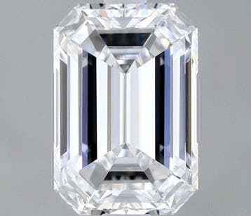 1 pcs Diamant (Natuurlijk) - 1.00 ct - Smaragd - D, Nieuw