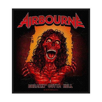 Airbourne Breakin Outta Hell patch officiële merchandise, Ophalen of Verzenden, Nieuw, Overige typen