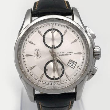 Hamilton - Jazzmaster Auto Chrono - H326160 - Heren -, Sieraden, Tassen en Uiterlijk, Horloges | Heren, Nieuw