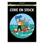 Kuifje Cokes in Voorraad Poster 50 x 70 cm, Ophalen of Verzenden, Nieuw