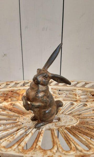 P. Chenet - Beeld, Groot Konijn - 22.5 cm - Brons