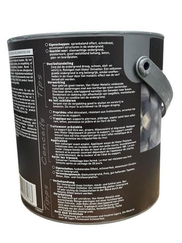 Histor muurverf mengbasis Metallic SET 3x2,5L – moet afget, Doe-het-zelf en Verbouw, Verf, Beits en Lak, 5 tot 10 liter, Verzenden