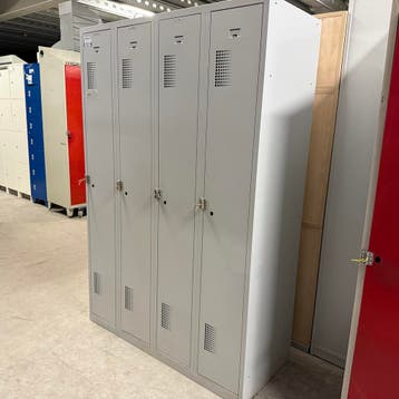 4-deurs lockerkast - 180x120x50 cm, Huis en Inrichting, Ophalen of Verzenden, Nieuw
