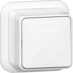 Gira schakelaar 2-polig opbouw wit - 310211, Ophalen of Verzenden, Nieuw