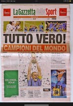 Wereldkampioenschap Voetbal - 2006 - gazzetta dello sport, Nieuw