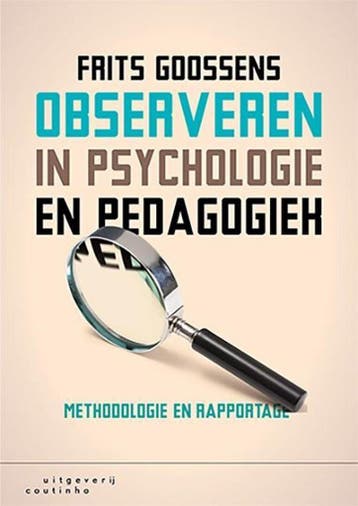 9789046906200 Observeren in psychologie en pedagogiek, Verzenden, Zo goed als nieuw, Frits Goossens