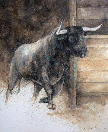 Fernando Arribillaga (1984) - Toro Saliendo - XXL