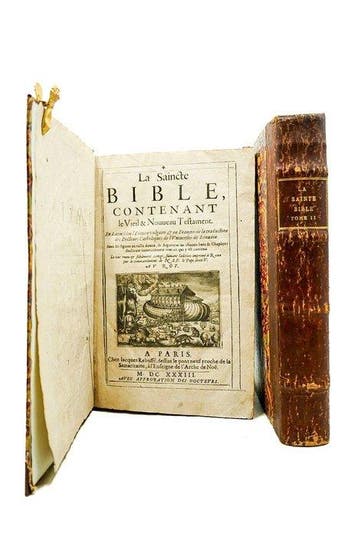 Biblia sacra, La Saincte Bible contenant le vieil & nouveau