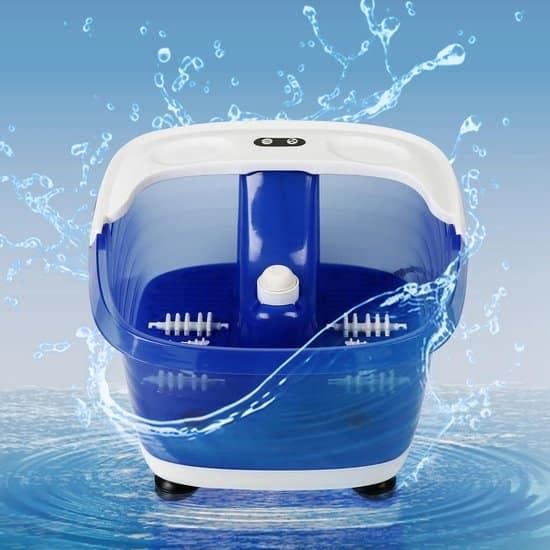 Voetenbad met eeltverwijderaar en massage rollers -, Sport en Fitness, Massageproducten, Zo goed als nieuw, Ophalen of Verzenden