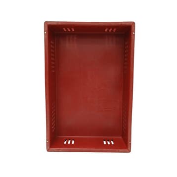 Stapelbak 600x400x120 mm hdpe levensmiddelgeschikt, Gebruikt, 40 tot 60 cm, 50 tot 75 cm, Bak of Kist