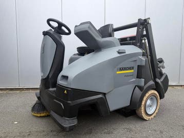 KARCHER Veeg-/zuigmachine KM 105/110 R Bp, Doe-het-zelf en Verbouw, Ophalen of Verzenden, Gebruikt