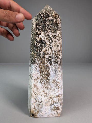 Agaatmousse prisma - Hoogte: 23.2 cm - Breedte: 8.5 cm- 2015