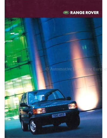 1997 RANGE ROVER BROCHURE ENGELS, Boeken, Nieuw, Author